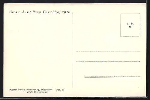 AK Düsseldorf, GeSoLei-Ausstellung und Planetarium