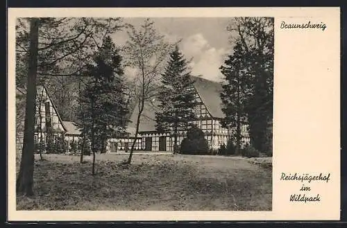 AK Braunschweig, Reichsjägerhof im Wildpark