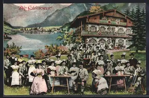 AK Schliersee, Die Schlierseer Trachtenkapelle