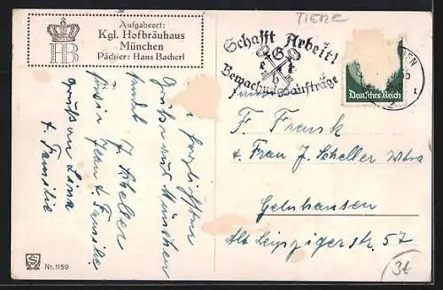 AK Biertrinker mockieren sich über einen Wassertrinker, Dackel pinkelt ihm ans Bein