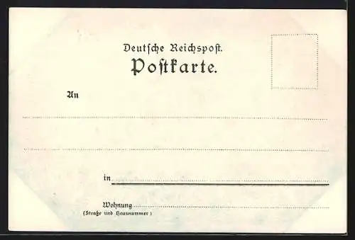 Künstler-AK Heinrich Kley: Freiburg / Breisgau, Blick auf das Münster