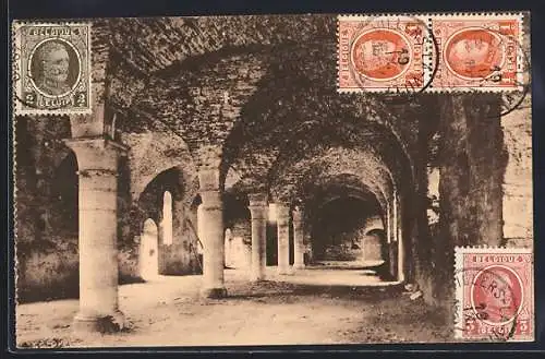 AK Villers-la-Ville, L`Abbaye de Villers, Intérieur de la Brasserie