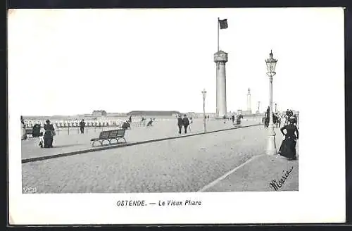 AK Ostende, Le Vieux Phare