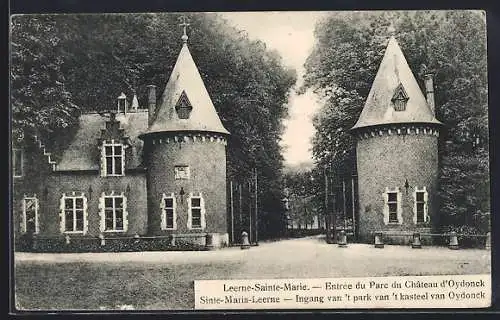 AK Leerne-Sainte-Marie, Entrée du Parc du Château d`Oydonck