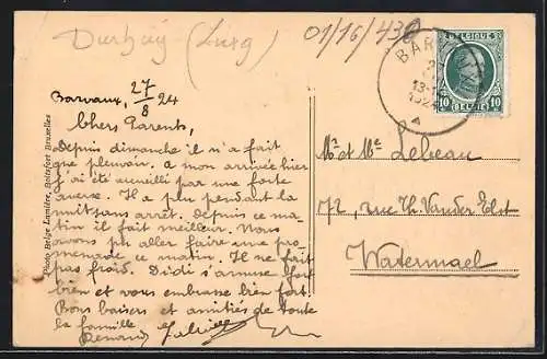 AK Barvaux, Panorama vue de la Sapinière