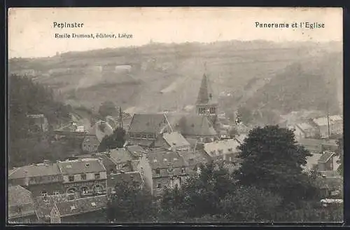 AK Pepinster, Panorama et l`Eglise