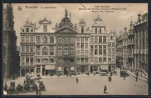 AK Bruxelles, La grand`place, Côté Nord-Est