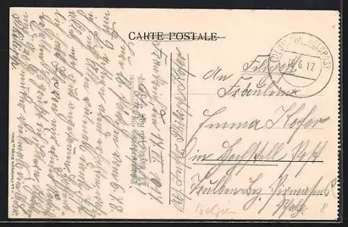 AK Wervicq, Panorama des Ortes