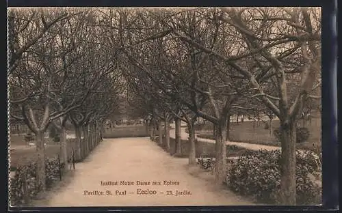 AK Eecloo, Institut Notre Dame aux Epines, Pavillon St. Paul, Jardin