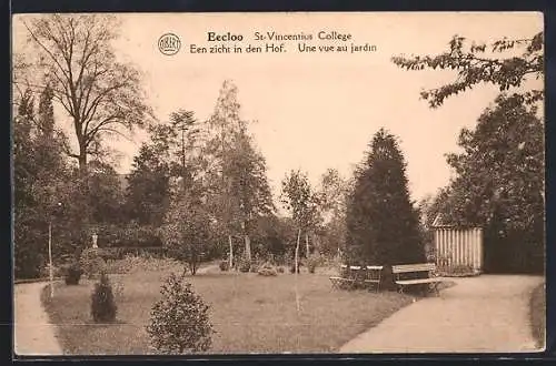 AK Eecloo, St-Vincentius College, Une vue au jardin