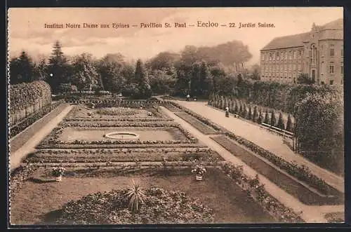 AK Eecloo, Institut Notre Dame aux Epines, Pavillon St. Paul, Jardin Suisse