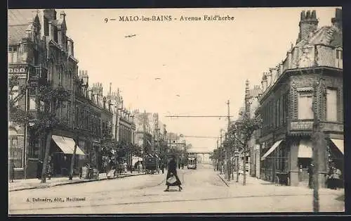 AK Malo-les-Bains, Avenue Faid`herbe