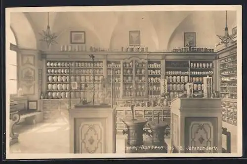 AK Chemie, Apotheke des 16. Jahrhunderts, Innenansicht