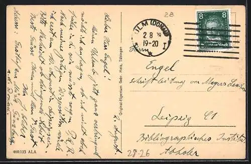 AK Ulm / Donau, D`r Schneider Ulm im Jahre 1811