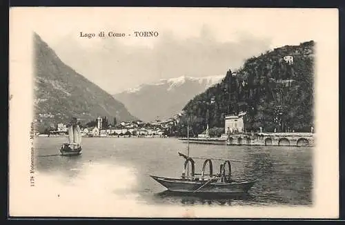 AK Torno /Lago di Como, Panorama