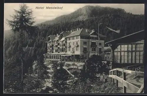 AK Mendelpass, Blick auf das Hotel Mendelhof