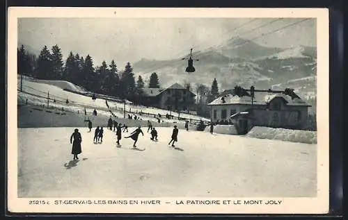 AK St-Gervais-les-Bains, La Patinoire et le Mont Joly