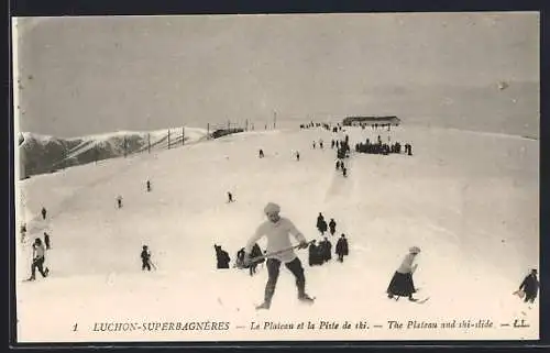 AK Luchon-Superbagnères, Le Plateau et la Piste de ski