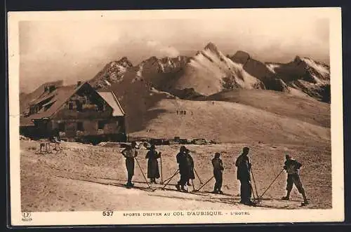 AK Col d`Aubisque, Sports d`Hiver et l`Hôtel