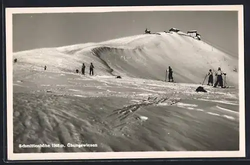 AK Schmittenhöhe, Skifahrer auf Übungswiesen