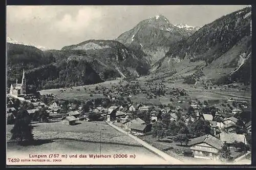 AK Lungern, Teilansicht und das Wilerhorn