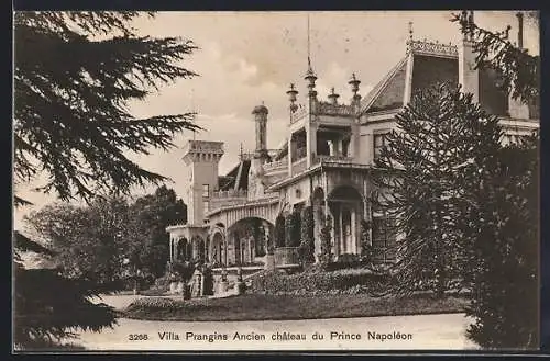 AK Nyon, Villa Prangins Ancien château du Prince Napoléon