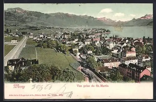 AK Vevey, Vue prise du St. Martin