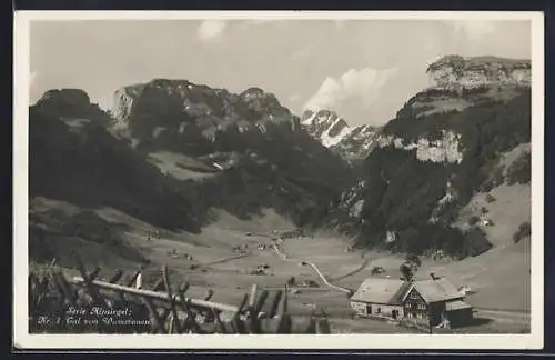 AK Wasserauen, Blick zum Ort im Tal