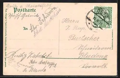 AK Ötz, Ortsansicht gegen Norden