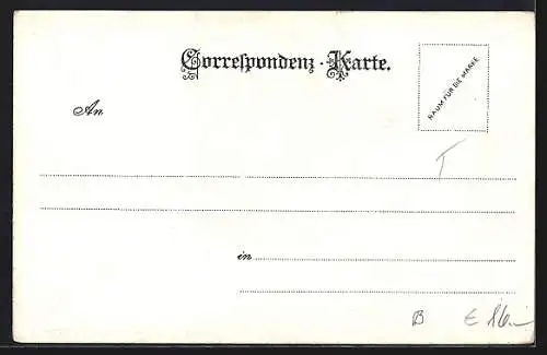 Lithographie Innsbruck, Hofkirche, Innenansicht, Arthur König von England