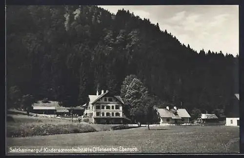 AK Ebensee am Traunsee, Kindersonnenheilstätte Offensee