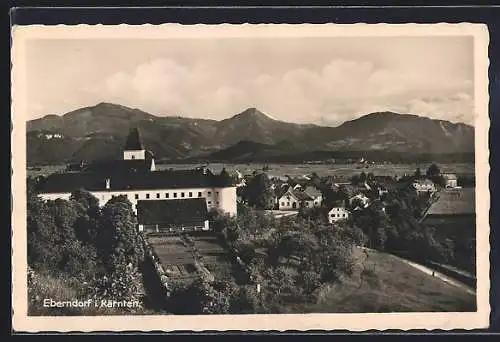 AK Eberndorf i. Kärnten, Teilansicht mit Schloss