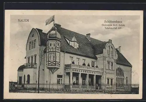 AK Nauen / Haveland, Gasthaus Schützenhaus