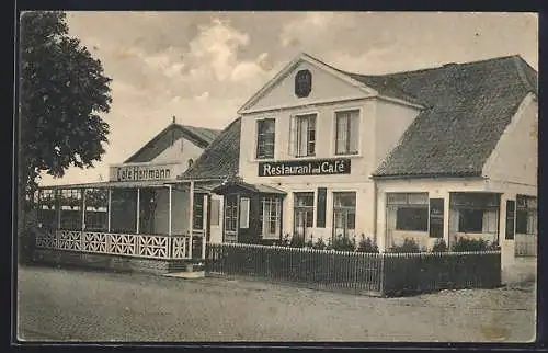 AK Tonndorf-Lohe /Rahlstedt, Cafe-Konditorei Hartmann, Frontansicht