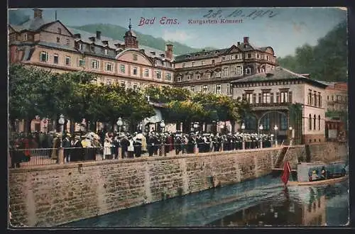 AK Bad Ems, Kurgarten-Konzert