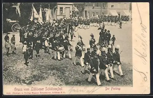 AK Lübben, Festzug auf dem Schützenfest