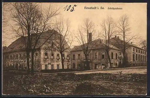 AK Neustadt i. Sa., Gasthaus Schützenhaus von Walter Linn