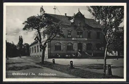 AK Weissenberg i. Sa., Gasthof Schützenhaus