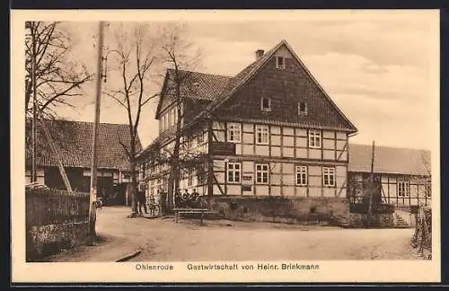 AK Ohlenrode, Gasthaus von Heinr. Brinkmann