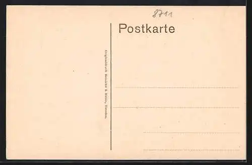 AK Marktsteft, Partie in der Hauptstrasse