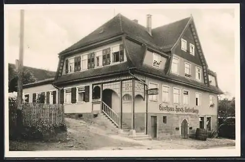 AK Grunbach / Schwarzwald, Gasthaus Zum Hirsch