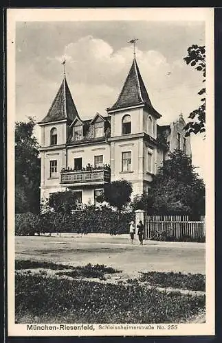 AK München-Riesenfeld, Villa in der Schleissheimerstrasse 255