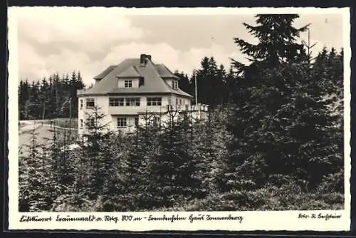 AK Frauenwald, Hotel-Fremdenheim Haus Sonnenberg