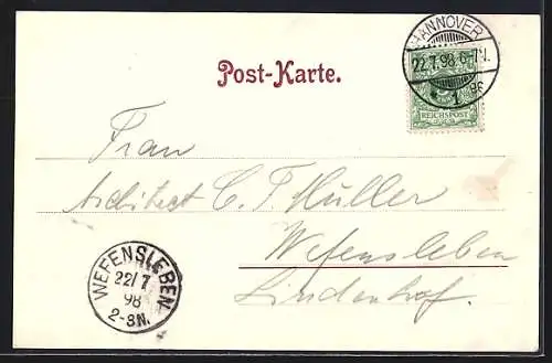 AK Hannover, Blick auf das Clementinenhaus