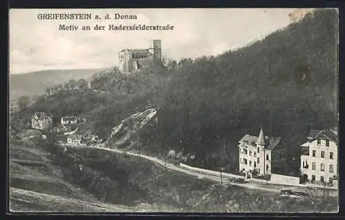 AK Greifenstein a.d. Donau, Motiv an der Hadersfelderstrasse