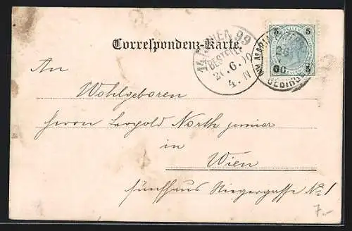 AK Giesshübl bei Mödling, Blick in die Brühl