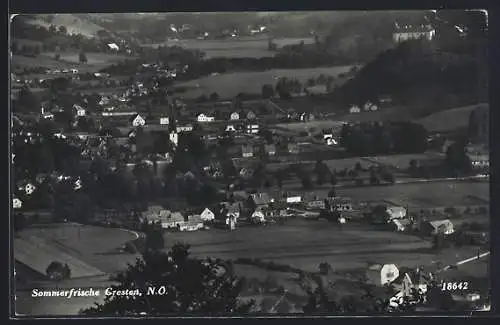 AK Gresten /N. Ö., Ortsansicht aus der Vogelschau