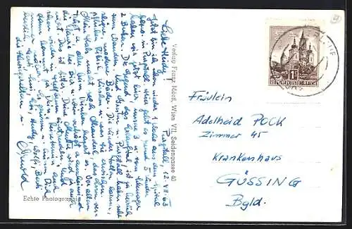 AK Gresten /N. Ö., Ortsansicht aus der Vogelschau