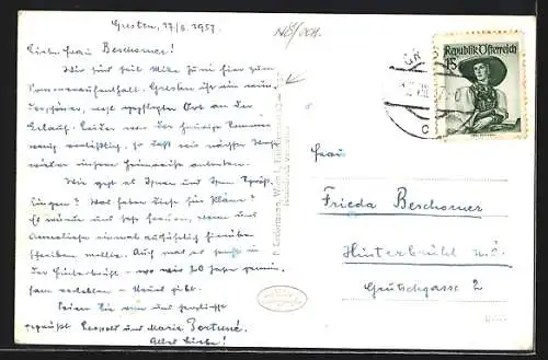 AK Gresten /N. Ö., Totalansicht von einer Anhöhe aus