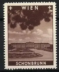 Reklamemarke Wien, Schönbrunn, Schlossansicht